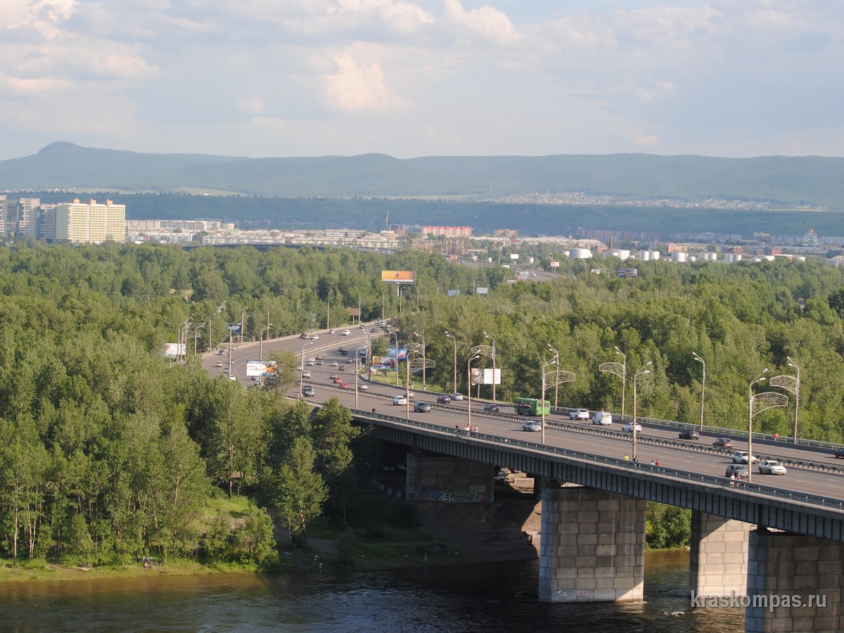 октябрьский мост в красноярске